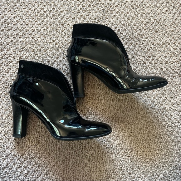 Black Patent Leather Tod’s Booties - Size 7.5 - Picture 2 of 5